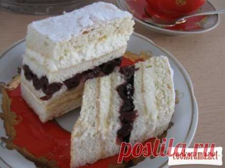 Пляцок с вишнями / Пироги / Кукорама — вкусные рецепты!