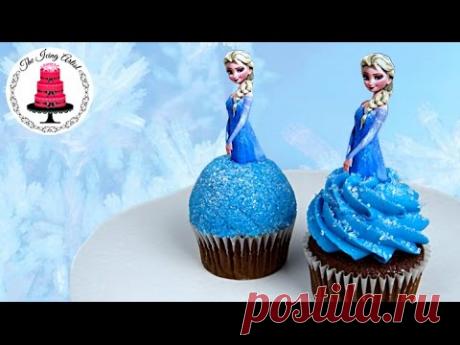 Frozen Princess Elsa Cupcake - How To With The Icing Artist