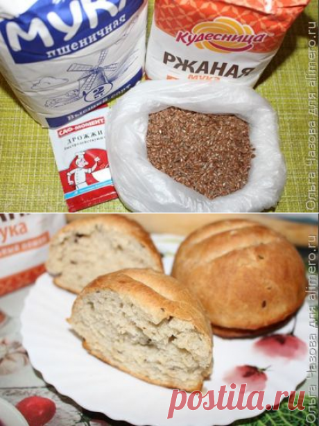 👌 Постные булочки к супу с ржаной мукой и льняным семенем, рецепты с фото