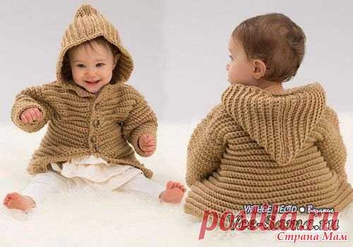 Жакет детский с капюшоном крючком - Вязание - Страна Мам