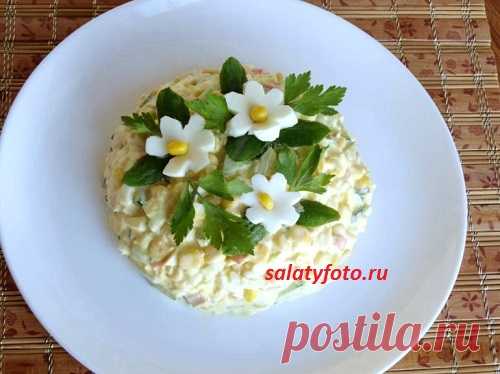 Салат с крабовыми палочками без риса