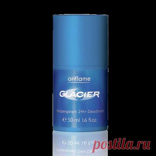 Практичный продукт -мужской дезодорант-антиперспирант 24-часового действия Glacier (13861) Дезодоранты и антиперспиранты – Для тела | Oriflame