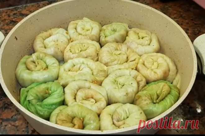 Голубцы-”улитки” без мяса