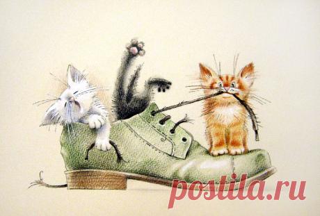 Юлия Корякина. Иллюстрация Были у хозяина любимые