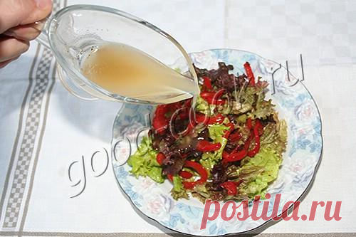 соус-винегрет (салатная заправка), рецепт приготовления