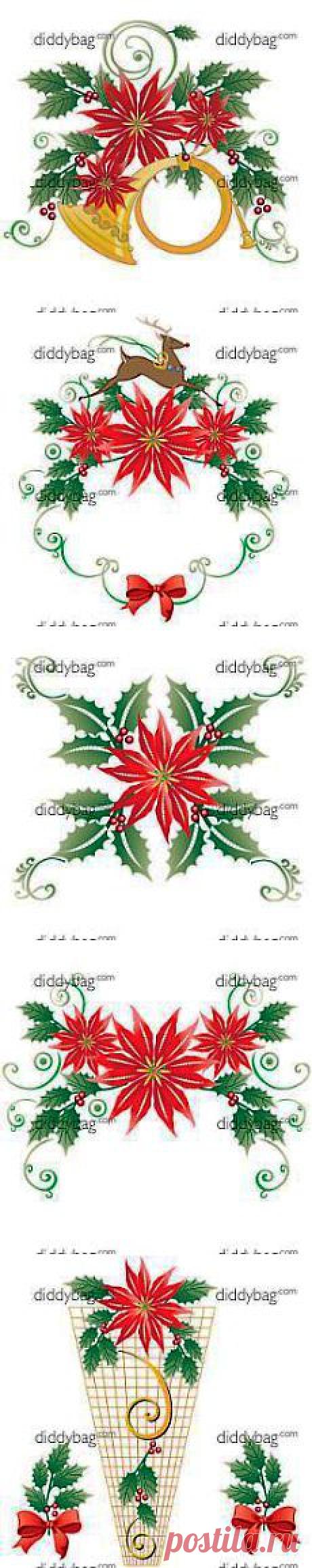 Diddybag Set 11623 - Semi Ex Fleurs de Noël