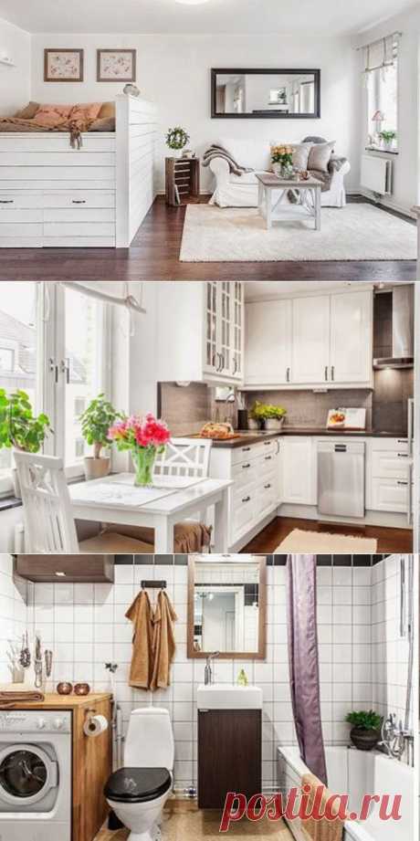 Небольшая и уютная квартира | Интерьер и Дизайн