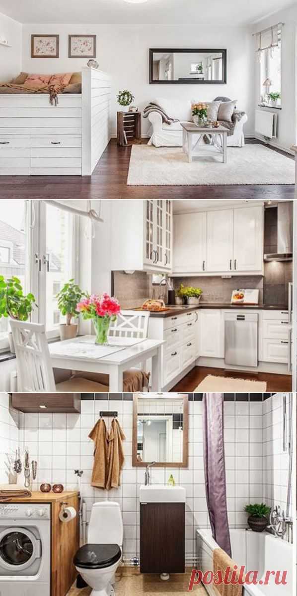 Небольшая и уютная квартира | Интерьер и Дизайн