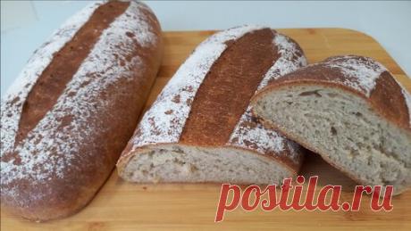 ХЛЕБ из цельнозерновой муки  | Домашние простые рецепты | Дзен