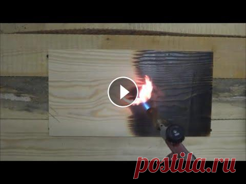 обжиг, браширование и пропитка маслом сосновой доски wood  aging Один из способов декоративной обработки древесины - обжиг с последующим брашированием. Для подчеркивания контраста между волокнами доска обработана бе...