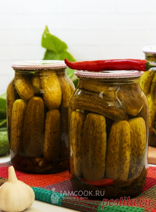 Хрустящие маринованные огурцы на зиму — рецепт с фото пошагово