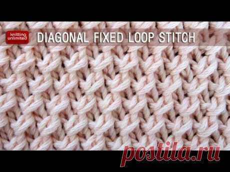 Diagonal Fixed Loop Stitch