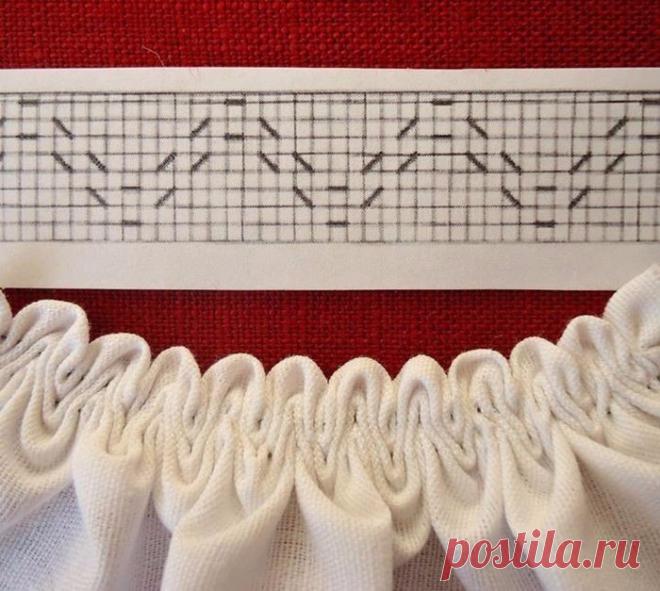 Формируем красивые сборки - шитьё и рукоделие