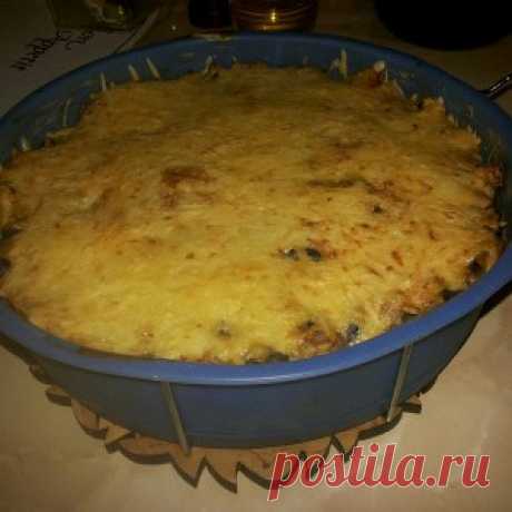 Запеканка из макарон и куриных сердечек рецепт – основные блюда