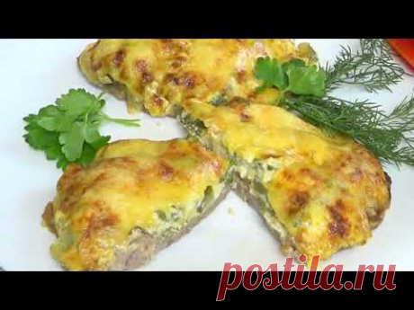Мясо с маринованными огурцами в духовке ❗