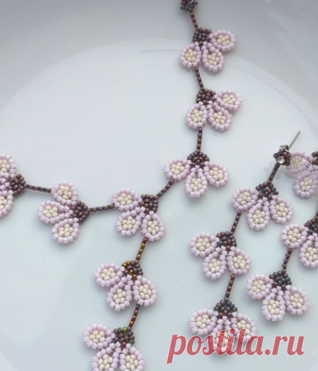 Весеннее настроение из бисера