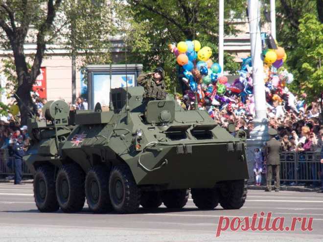 9 Мая в Воронеже. Торжественный парад