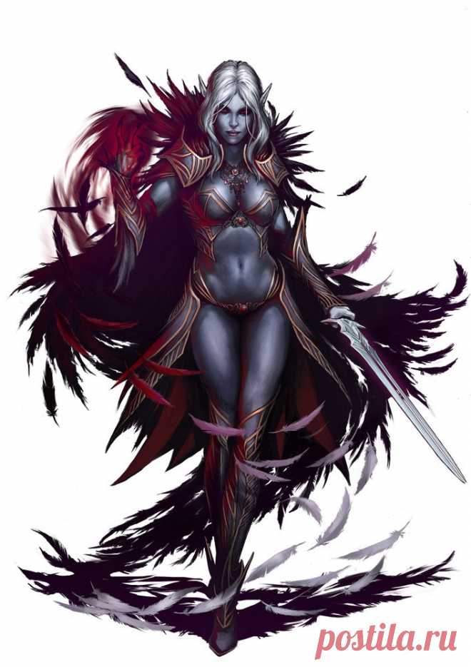 Sorceress comm by YamaO on deviantART