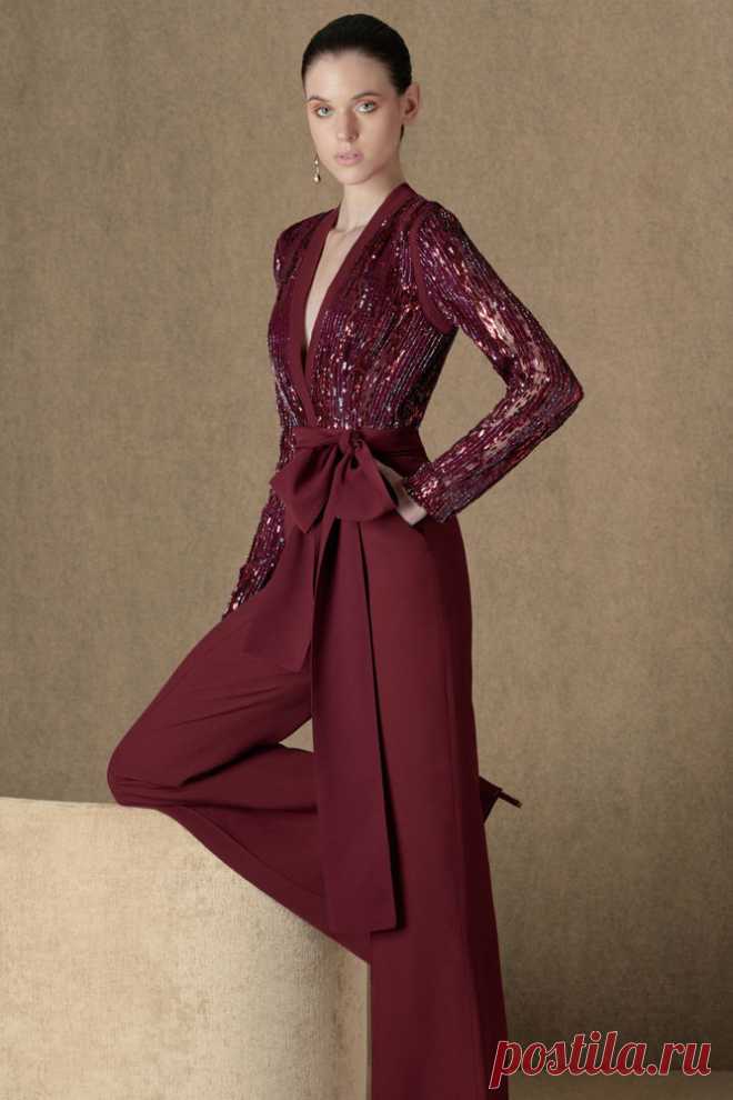 Умиротворяющая роскошь коллекции Elie Saab Pre-Fall осень-зима 2020-2021 | Журнал Ярмарки Мастеров