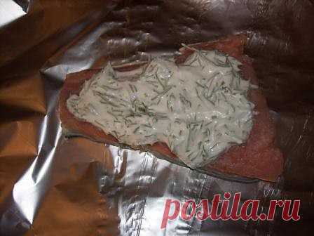 Рыба, запеченная в фольге (Redmond М150)