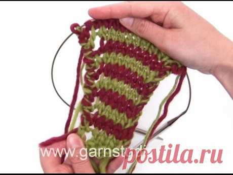 DROPS Knitting Tutorial: How to work the beginning of the shawl in DROPS 168-22