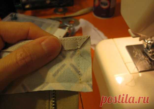 Обработка конца пояса