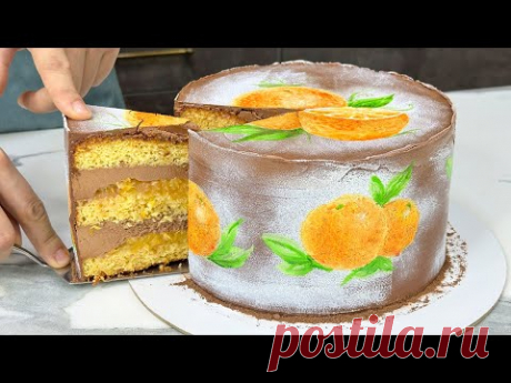 🍊Торт "ЧЕБУРАШКА"🍊 НОВОГОДНИЙ торт🎂 АПЕЛЬСИНовый десерт👌🏻 Я-ТОРТодел❤️