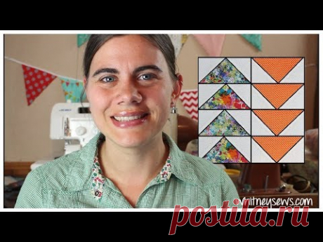 (7462) Flying Geese Block | Sampler Sew Along | Whitney Sews - YouTube