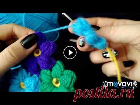 Цветочная поляна.Мотив для пледа.Flower meadow. The motive for the plaid #пледкрючком#цветы#цветыкрючком Всем хорошего настроения и приятного просмотра! Пряжа Ализе Лана голд и крючок номер 4. Мой Инстаграм Плед крючком...