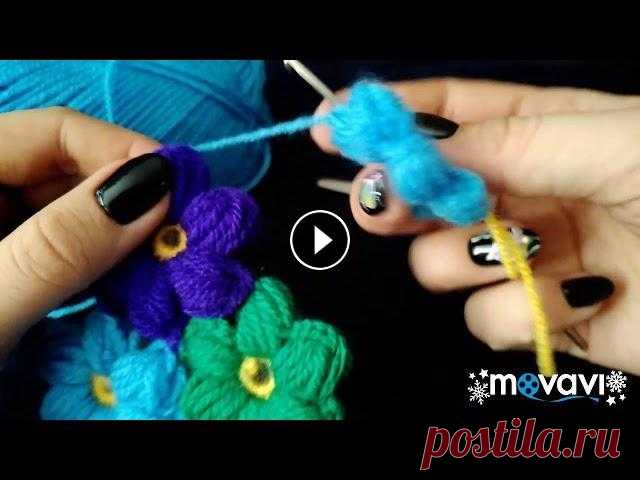 Цветочная поляна.Мотив для пледа.Flower meadow. The motive for the plaid #пледкрючком#цветы#цветыкрючком Всем хорошего настроения и приятного просмотра! Пряжа Ализе Лана голд и крючок номер 4. Мой Инстаграм Плед крючком...
