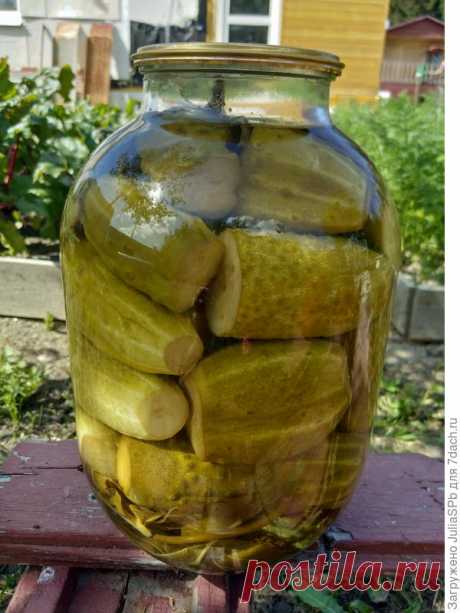 Хрустящие маринованные огурцы