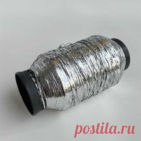 DolceFilato - Argento: 95% полиэстер, 5%па. Метраж 500м/100г