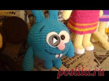 Мое хобби! игрушки своими руками, крючком из пряжи! чем занять себя в свободное время! Ну погоди! Смешарики, чебурашка и др....