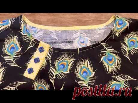 ⭐️ Awesome collar sewing technique for beginners |  Sewing tips and tricks for sewing lovers - YouTube