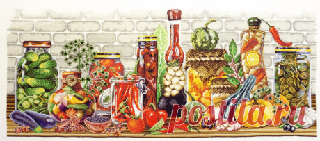 Золотая осень и овощной сезон продолжается: не только поля и огороды, но и вышивка богата овощами | Мои непослушные крестики | Яндекс Дзен