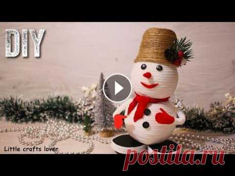 НОВОГОДНИЕ ПОДЕЛКИ. Зимние поделки своими руками. Снеговик своими руками. DIY Christmas crafts. На новогодние праздники хочется создать как можно больше тепла и уюта. Все мы знаем, что праздничное настроение очень сильно зависит от праздничной до...
