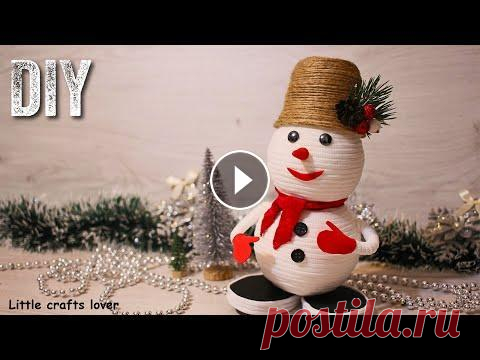 НОВОГОДНИЕ ПОДЕЛКИ. Зимние поделки своими руками. Снеговик своими руками. DIY Christmas crafts. На новогодние праздники хочется создать как можно больше тепла и уюта. Все мы знаем, что праздничное настроение очень сильно зависит от праздничной до...