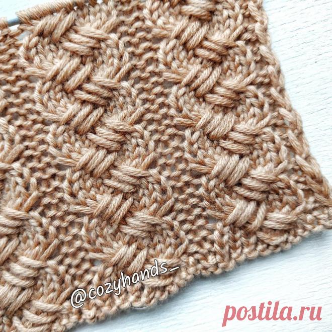 Невероятно красивые косы Универсальный узор для вязания шапок, свитеров, варежек, пледов и т.д.
🍃 Раппорт узора состоит из 11 петель и 4 рядов.
🍃 Количество набранных петель должно быть кратно 11. При поворотном вязании прибавить 2 петли для симметрии и 2 кромочные петли.
📌 Описание вязания узора поворотными рядами:
🔅 1 ряд (лицевой, установочный): кром.п., * 2 изн.п., 9 лиц.п.,* 2 изн.п., кром.п.
🔅 2 ряд (изнаночный): кром.п., * 2 лиц.п., 3 изн.п., 6 двойных изнаночн...