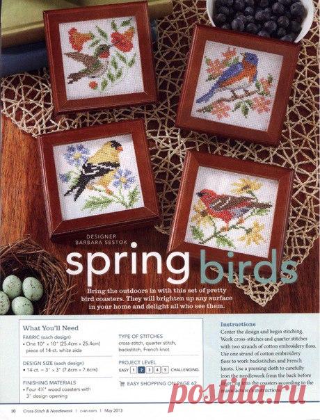 Весенние птички / Замечательные Поделки