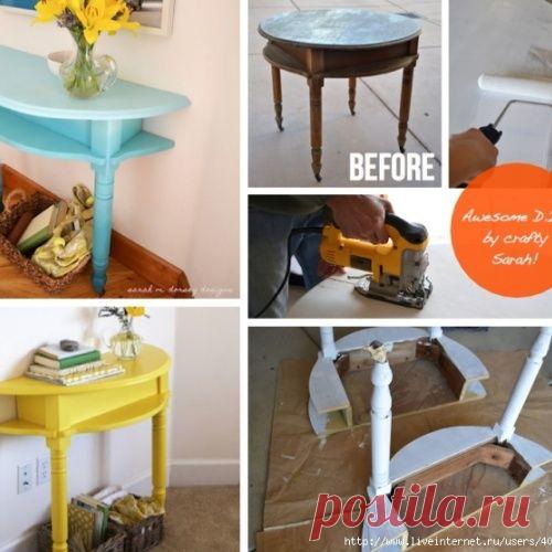 Старую мебель красим и ... режем пополам!