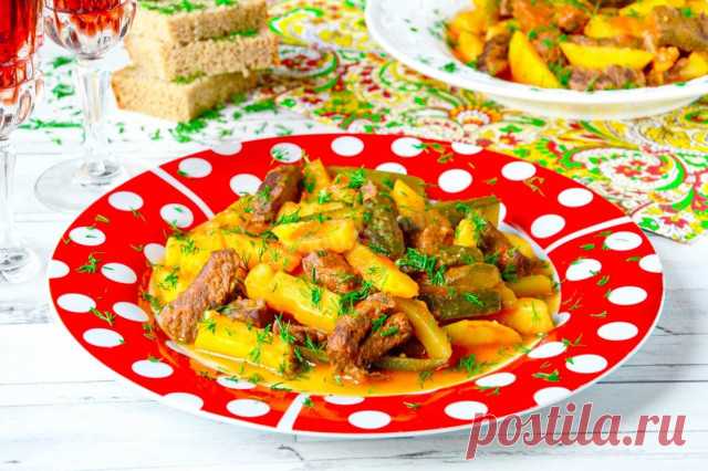 Азу в мультиварке по-татарски рецепт с фото пошагово - 1000.menu