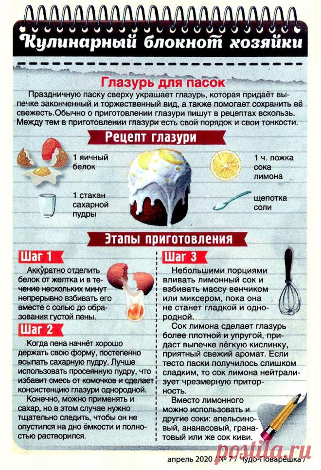 Глазурь для пасок