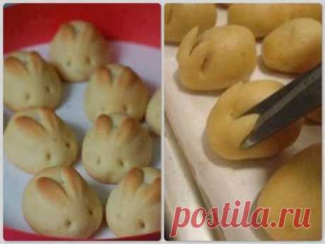 Учимся делать красивые пирожки и булочки*******
