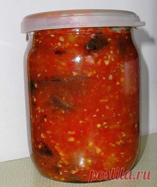 Баклажаны в аджике
