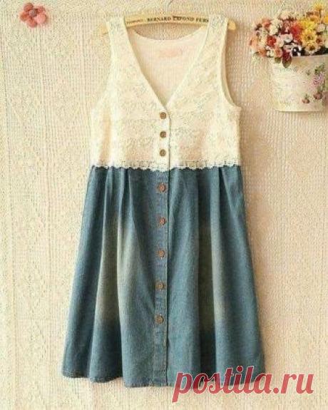 Джинсовые переделки. Интересные варианты.