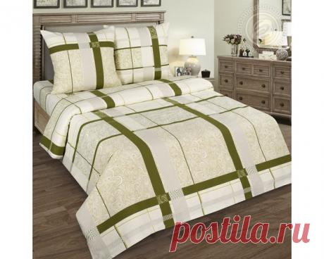 Поплин ПАЛЬМИРА простыня 220х240, пододеяльник 200х220, наволочка 50х70- 2шт