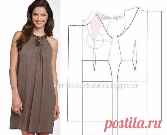 ЛЕТНИЕ ПЛАТЬЯ И САРАФАНЫ С ПРОСТЫМИ ВЫКРОЙКАМИ. БОЛЬШАЯ ПОДБОРКА