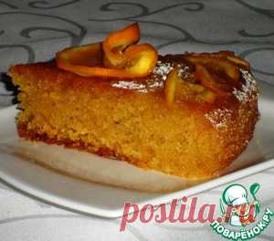 Марокканский апельсиново-миндальный пирог - кулинарный рецепт