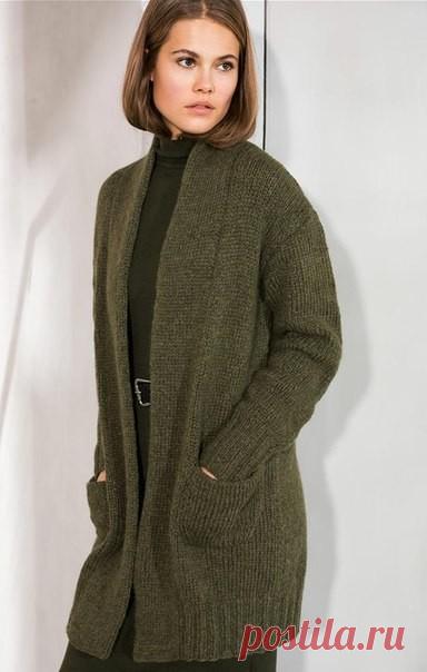 Клевый кaрдиган. Надо связать на осень