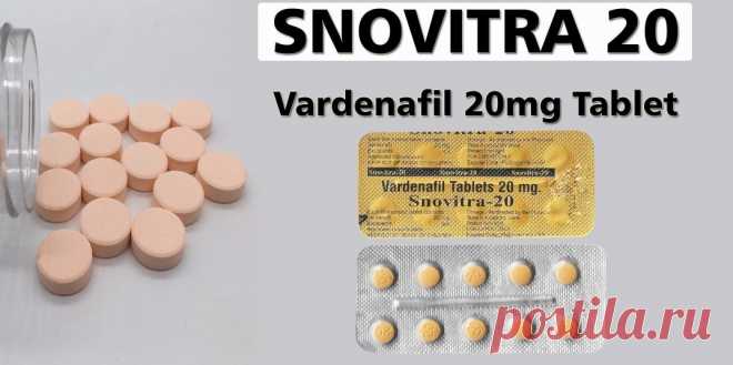 Snovitra 20 is a medication used to treat erectile dysfunction in men. It contains vardenafil, which helps increase blood flow to the penis, facilitating erections during sexual stimulation. This medication typically takes effect within 30 to 60 minutes and can last for up to 4 to 6 hours. It's important to follow your doctor's instructions for safe and effective use. Potential side effects should be discussed with your healthcare provider before starting Snovitra 20.